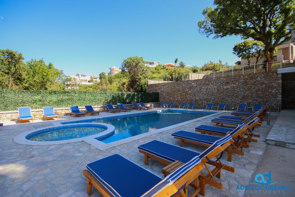 Adriatic Dreams Apartments Dobra Voda Ngoại thất bức ảnh